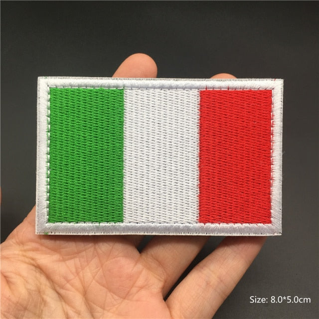 Embroidered Country Flag Patches for Gear