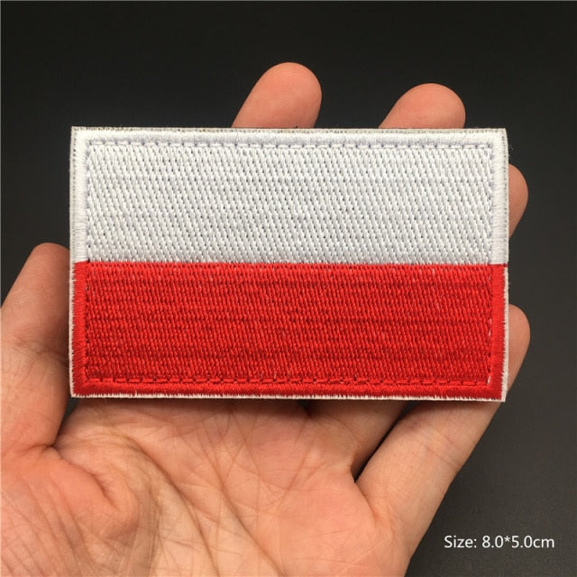 Embroidered Country Flag Patches for Gear