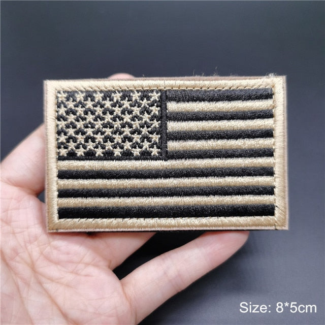 Embroidered Country Flag Patches for Gear