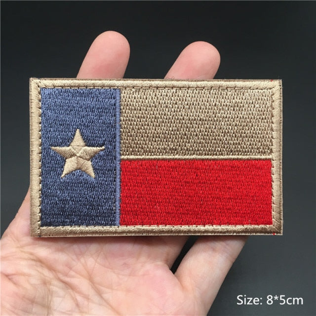 Embroidered Country Flag Patches for Gear