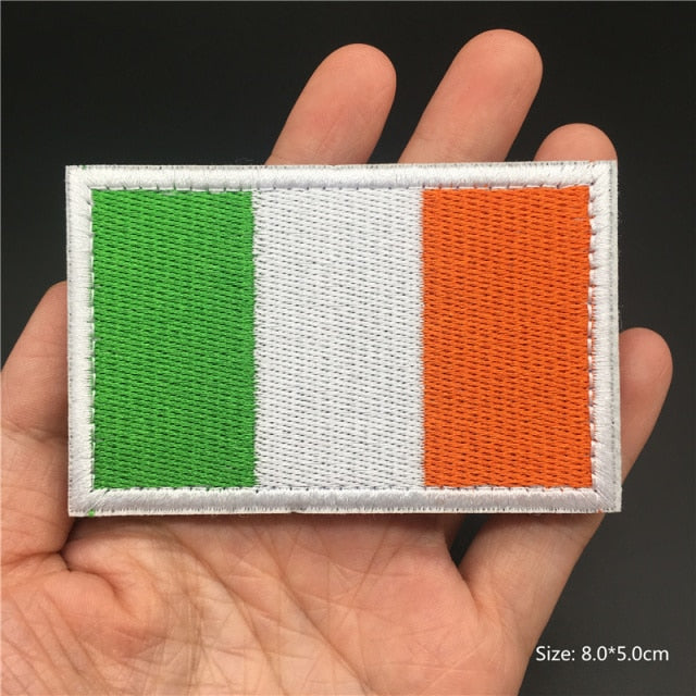 Embroidered Country Flag Patches for Gear