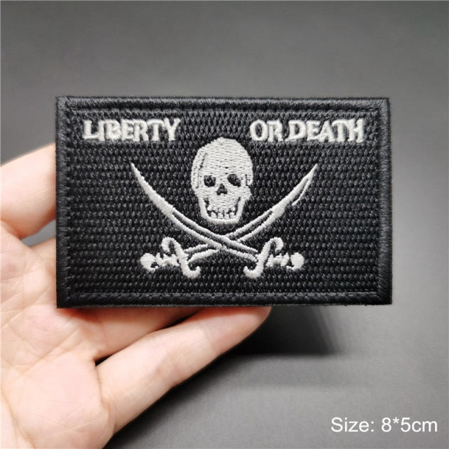 Embroidered Country Flag Patches for Gear