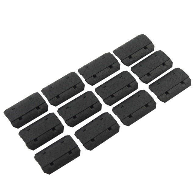 VULPO 12 Pcs/Set Airsoft M-LOK Rail Cover Type 2 Polymer Handguard Accessory