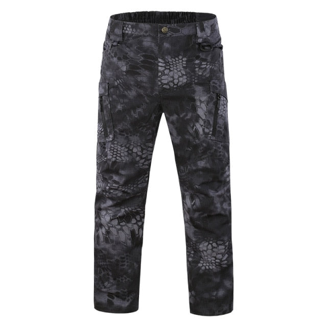 Outdoor Tactical Pants Water Resistant Camo Pants