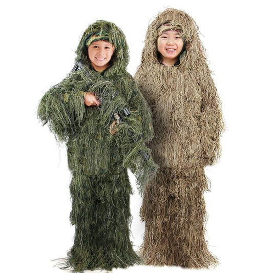 5PCS Kids Ghillie Suit