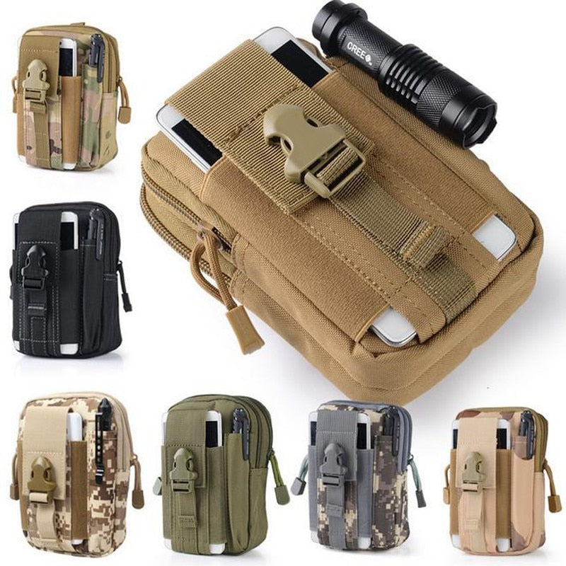 Tactical Molle Nylon Pouch For Mobile Phone Tool Accessory to Belt/Backpack