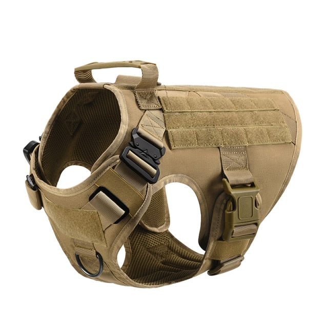 No Pull Tactical Dog Harness for Medium Large Big XXL Dog Service Dog Training Accessories