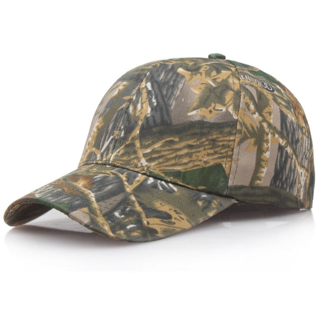 Camouflage Hat Velcro Adjustable Back