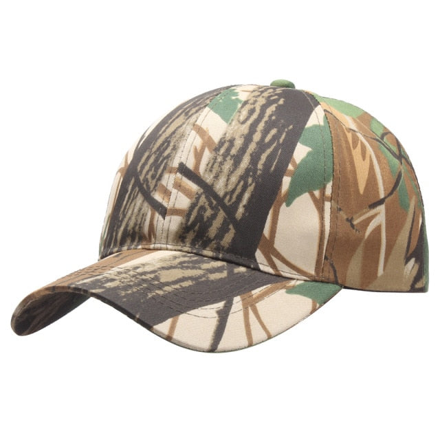 Camouflage Hat Velcro Adjustable Back