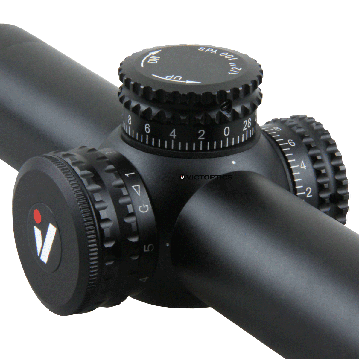 Victoptics X4 1-4X20 IR 1/2 MOA 5 level Illumination Red & Green Rifle Scope