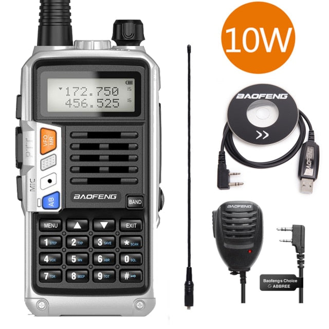 BAOFENG UV-5R Handheld/ Transceiver with Bundle/ Or UHF VHF Dual Band Walkie Talkie Ham Two Way Radio Antenna