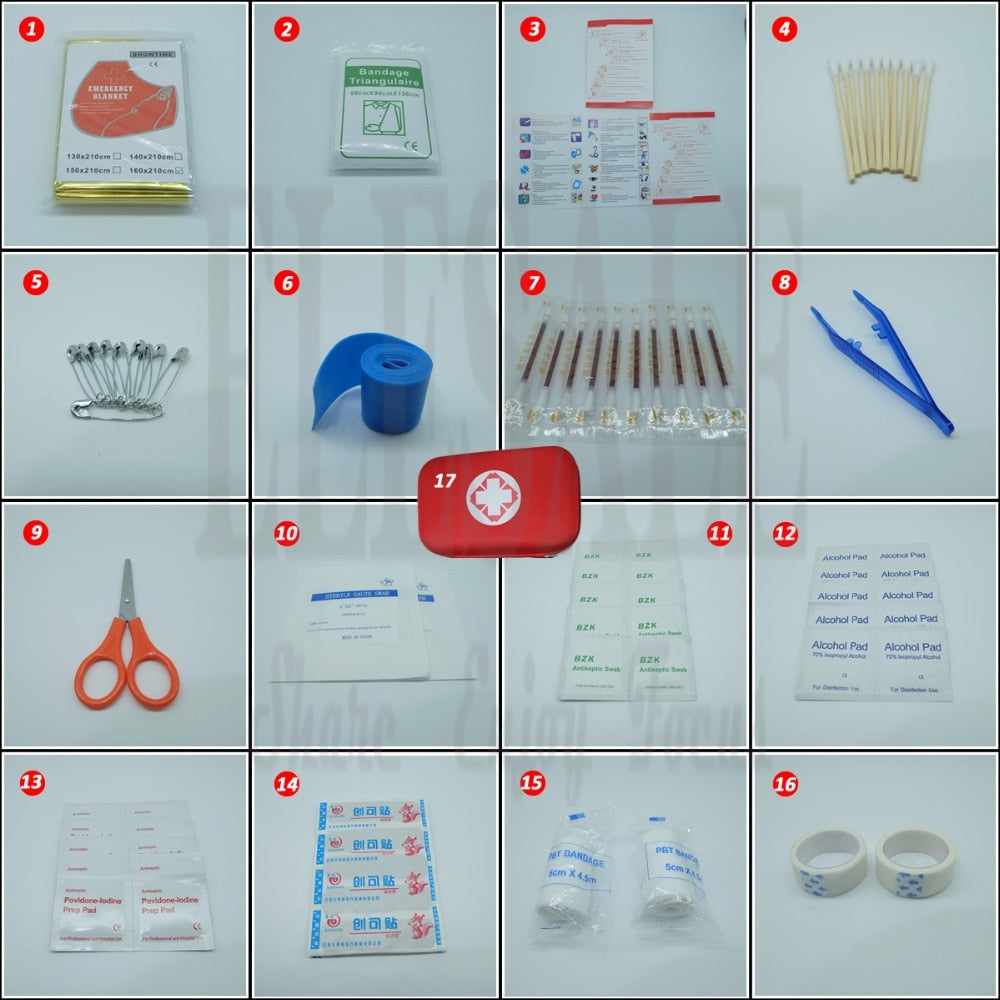 93pcs First Aid Emergency Kit